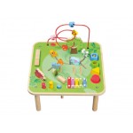 Masuta multifunctionala educativa din lemn XXL Table Time to Enjoy 